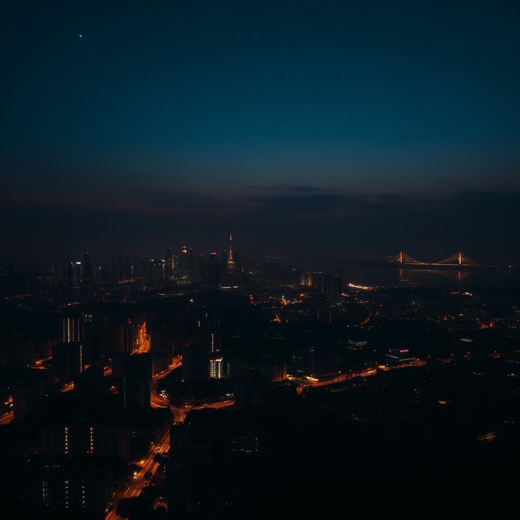 Mumbai skyline at night — KLYRO headquarters