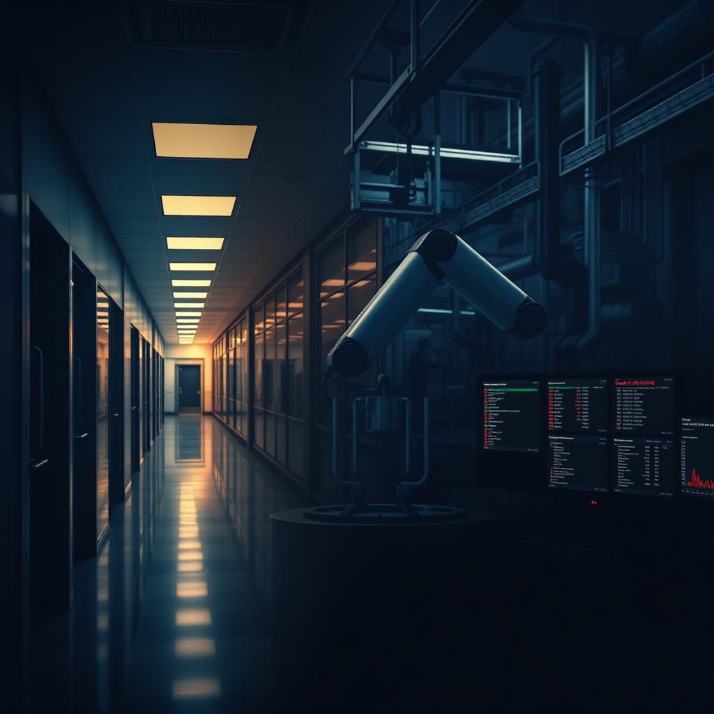 A composite of industries KLYRO serves — healthcare, manufacturing and finance
